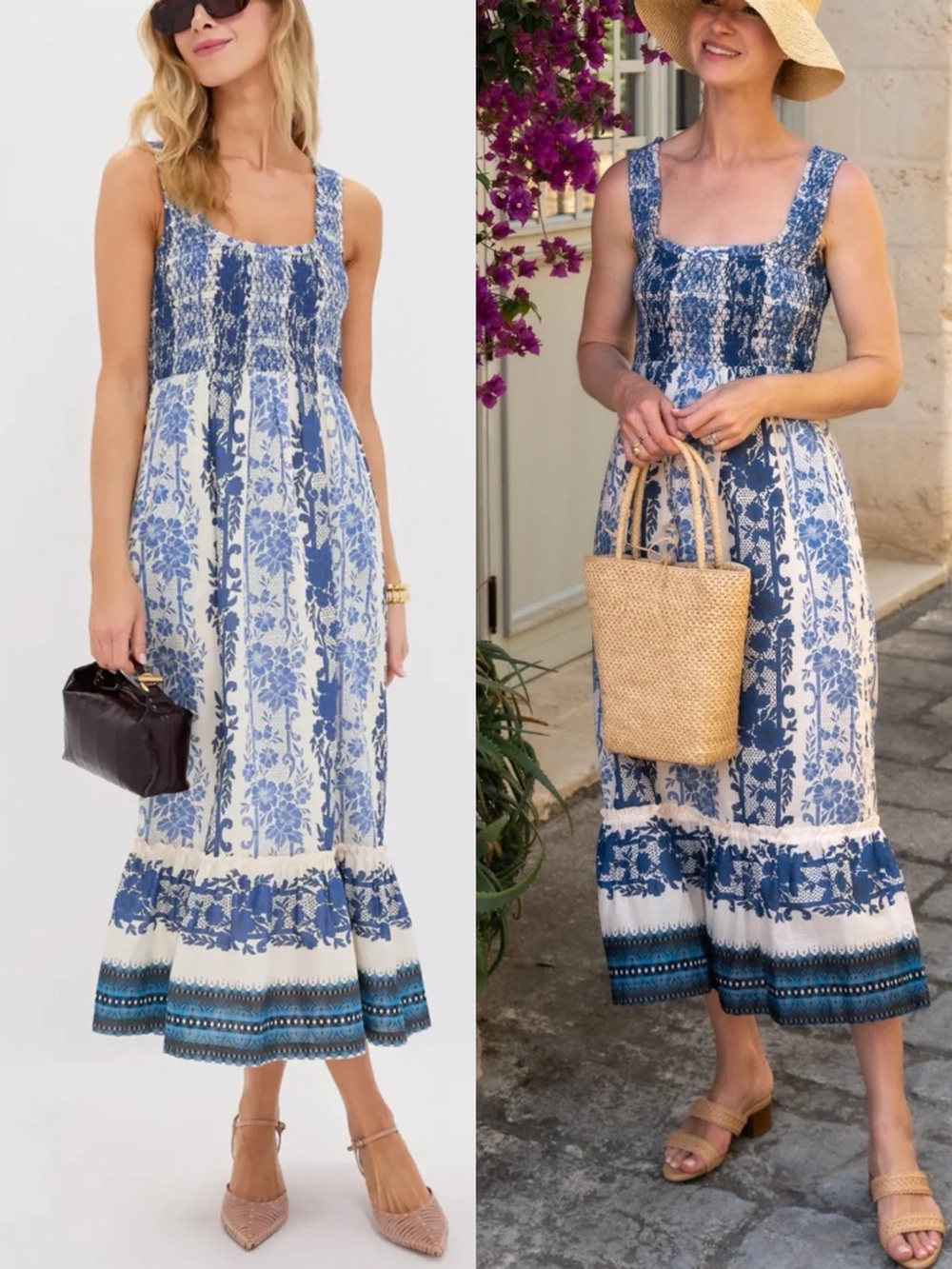 Tuckernuck Bondi Blues Cotton Voile Mallie Dress